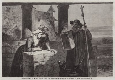 Le Reliquaire, from the Exhibition of the Society of Painters in Water Colours by Walter Goodall